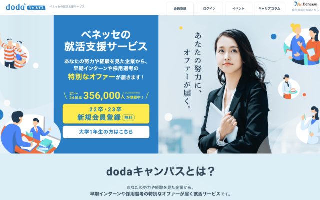 Dodaキャンパスのオファーは来ない 24時間以内に来ました